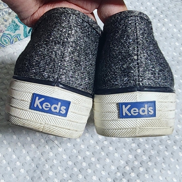 KEDS EUC WOMEN'S SZ 9 TRIPLE DECKER METALLIC FASHION SNEAKERS SHOES - Picture 7 of 9